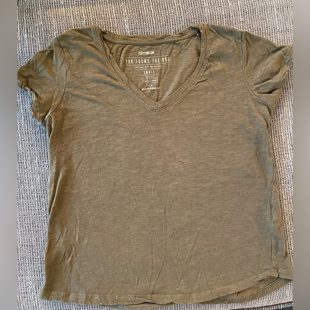 Cotton On green top. Size S. Great condition!
